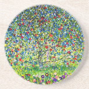 Gustav Klimt Apple Tree Getränkeuntersetzer