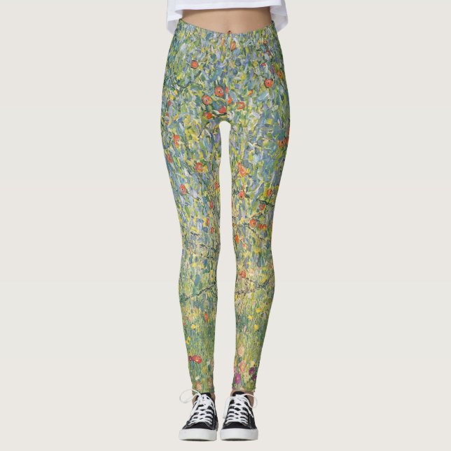 Gustav Klimt Apple Tree Leggings (Vorderseite)