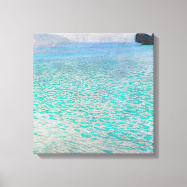 Gustav Klimt - Attersee Leinwanddruck (Vorderseite)