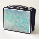 Gustav Klimt - Attersee Metall Brotdose<br><div class="desc">Attersee - Gustav Klimt,  Öl auf Leinwand,  1910</div>