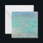 Gustav Klimt - Attersee Mitteilungskarte<br><div class="desc">Attersee - Gustav Klimt,  Öl auf Leinwand,  1910</div>