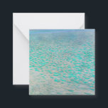 Gustav Klimt - Attersee Mitteilungskarte<br><div class="desc">Attersee - Gustav Klimt,  Öl auf Leinwand,  1910</div>