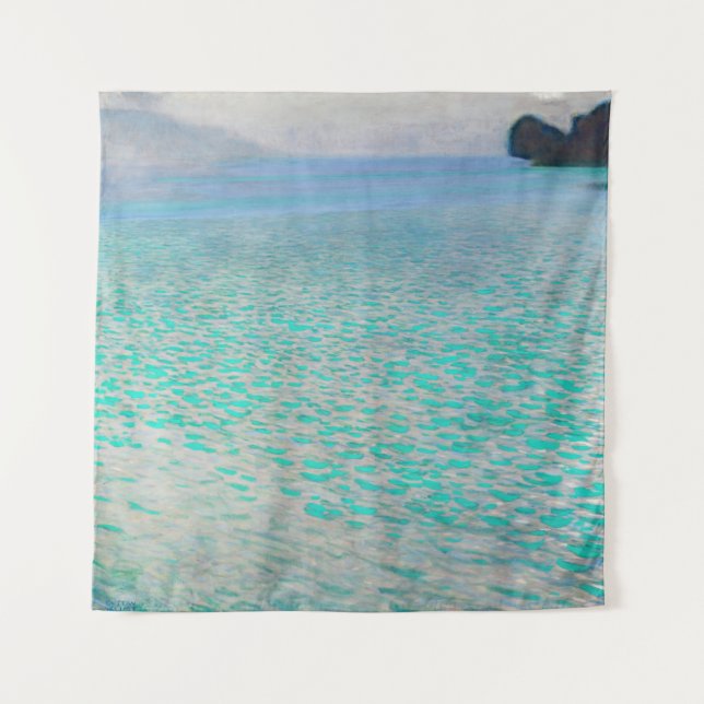 Gustav Klimt - Attersee Wandteppich (Vorderseite)
