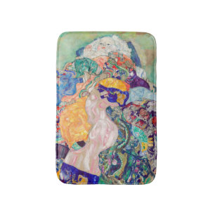 Gustav Klimt - Baby / Wiege Badematte