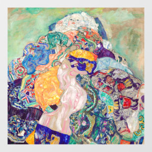 Gustav Klimt - Baby / Wiege Fensteraufkleber