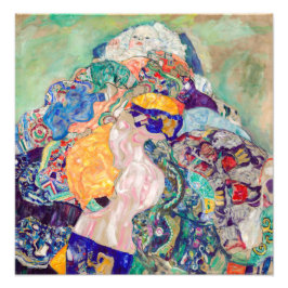 Gustav Klimt - Baby / Wiege Fotodruck