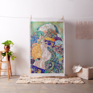 Gustav Klimt - Baby / Wiege Stoff