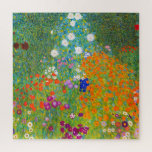 Gustav Klimt Bauerngarten Fantastische Bergwelten<br><div class="desc">Gustav Klimt Bauerngarten Blumengarten Schöne Kunst Jigsaw Puzzle.</div>