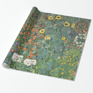 Gustav Klimt Bauerngarten mit Sonnenblumen Gallery Geschenkpapier