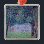 Gustav Klimt - Bauernhof in Oberösterreich Ornament Aus Metall<br><div class="desc">Bauernhof Oberösterreich - Gustav Klimt,  Öl auf Leinwand,  1911</div>