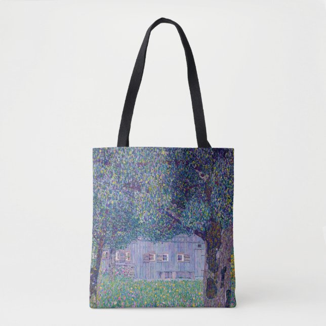 Gustav Klimt - Bauernhof in Oberösterreich Tasche (Vorderseite)