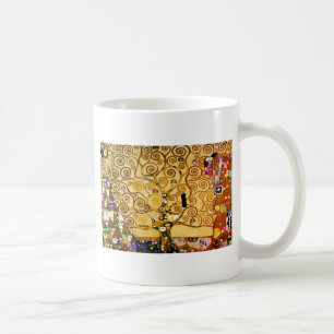 Gustav Klimt Baum des Lebens: Art Nouveau Symbolis Kaffeetasse