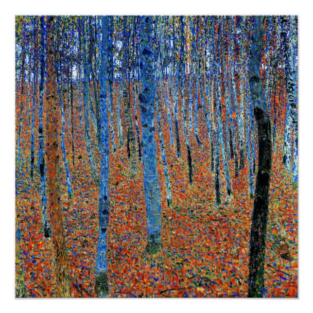 Gustav Klimt, Beech Grove I, Poster (Vorderseite)