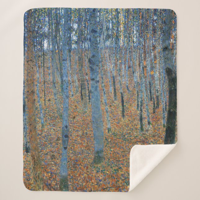 Gustav Klimt Beech Tree Forest Grove Sherpadecke (Vorderseite)