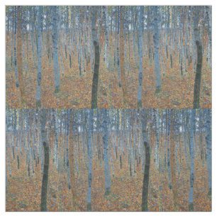 Gustav Klimt Beech Tree Forest Grove Stoff