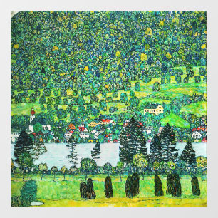 Gustav Klimt - Bergbahn bei Unterach Fensteraufkleber