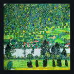 Gustav Klimt - Bergbahn bei Unterach Poster<br><div class="desc">Berghang bei Unterach / Steigung in einem Wald am Attersee - Gustav Klimt,  Öl auf Leinwand,  1916</div>