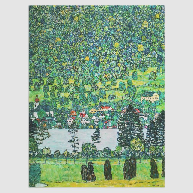 Gustav Klimt - Bergbahn bei Unterach Seidenpapier (Von Creator hochgeladen)
