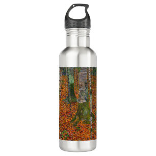 Gustav Klimt - Birch Wood Edelstahlflasche