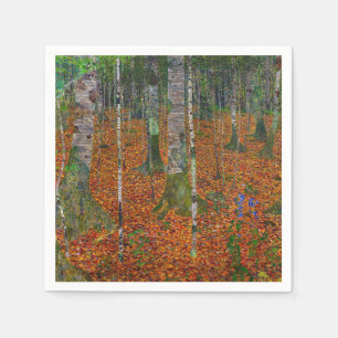 Gustav Klimt - Birch Wood Serviette