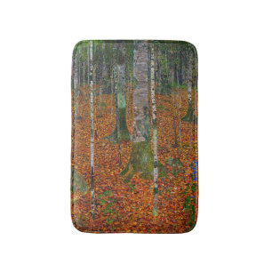 Gustav Klimt - Birkenwald Badematte