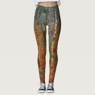 Gustav Klimt - Birkenwald Leggings