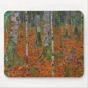Gustav Klimt - Birkenwald Mousepad