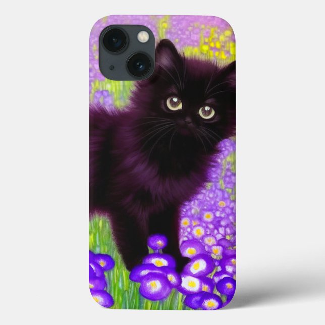 Gustav Klimt Black Kitten Case-Mate iPhone Hülle (Rückseite)