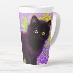 Gustav Klimt Black Kitten Milchtasse