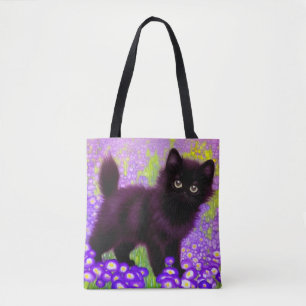 Gustav Klimt Black Kitten Tasche