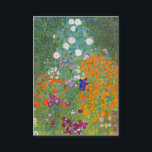 Gustav Klimt: Blumen-Garten Visitenkarte<br><div class="desc">Eine schöne klassische Geschäftskarte, die einen bunten Blumengarten, gemalt vom österreichischen Symbolistmaler Gustav Klimt kennzeichnet.</div>