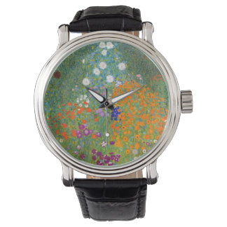 Gustav Klimt: Blumengarten Armbanduhr