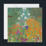 Gustav Klimt - Blumengarten Einladung<br><div class="desc">Blumengarten - Gustav Klimt 1905-1907</div>