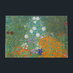 Gustav Klimt - Blumengarten Fußmatte<br><div class="desc">Blumengarten - Gustav Klimt 1905-1907</div>