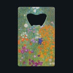 Gustav Klimt - Blumengarten Geldbeutel Flaschenöffner<br><div class="desc">Blumengarten - Gustav Klimt 1905-1907</div>