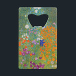 Gustav Klimt - Blumengarten Geldbeutel Flaschenöffner<br><div class="desc">Blumengarten - Gustav Klimt 1905-1907</div>
