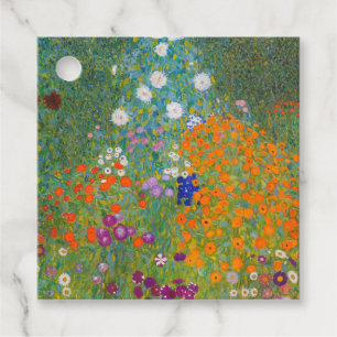 Gustav Klimt - Blumengarten Geschenkanhänger