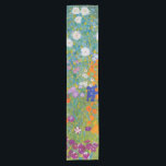Gustav Klimt - Blumengarten Kurzer Tischläufer<br><div class="desc">Blumengarten - Gustav Klimt 1905-1907</div>