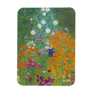 Gustav Klimt - Blumengarten Magnet
