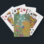 Gustav Klimt - Blumengarten Spielkarten<br><div class="desc">Blumengarten - Gustav Klimt 1905-1907</div>