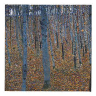 Gustav Klimt - Buche Grove I Künstlicher Leinwanddruck