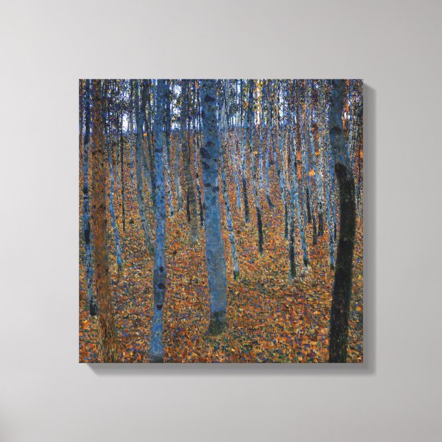 Gustav Klimt - Buche Grove I Leinwanddruck (Vorderseite)