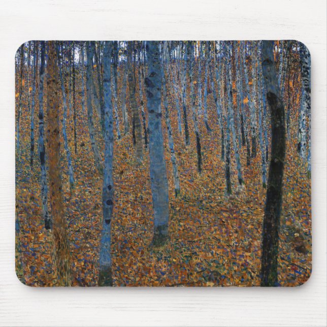 Gustav Klimt - Buche Grove I Mousepad (Vorne)