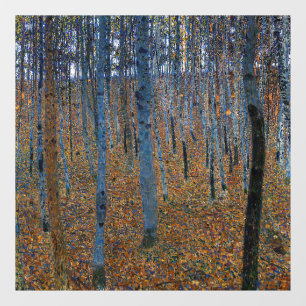 Gustav Klimt - Buchenhain I Fensteraufkleber