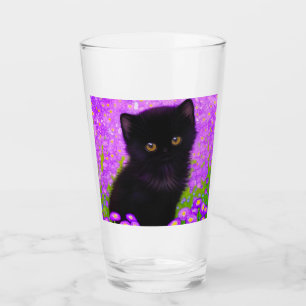 Gustav Klimt Cat Glas