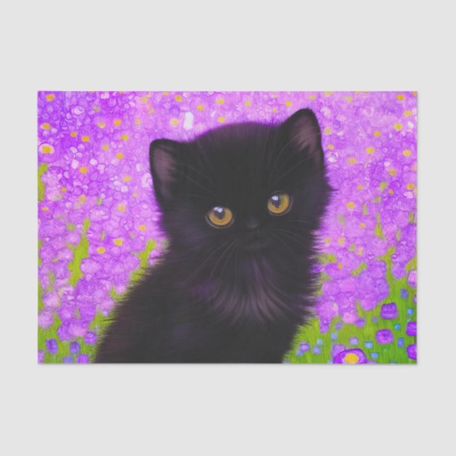 Gustav Klimt Cat Seidenpapier (Vorderseite)