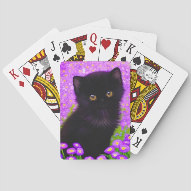 Gustav Klimt Cat Spielkarten (Rückseite)
