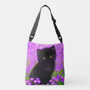 Gustav Klimt Cat Tragetaschen Mit Langen Trägern