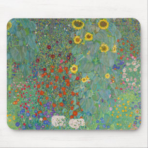Gustav Klimt - Country Garden with Sunflowers Mousepad