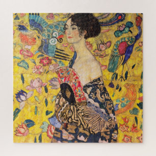 Gustav Klimt - Dame mit Fächer